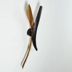 Lampes Dorées-hofstein Applique murale Forsheda Noir, 2 lumières