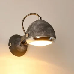 hofstein Applique murale Foverup Chrome, Gris, 1 lumière