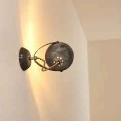 hofstein Applique murale Foverup Chrome, Gris, 1 lumière