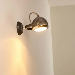 hofstein Applique murale Foverup Chrome, Gris, 1 lumière