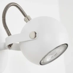 hofstein Applique murale Gadmen Chrome, Blanc, 1 lumière