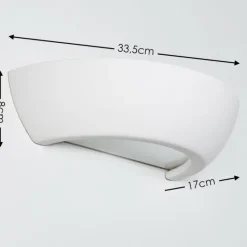 hofstein Applique murale Garbagna Blanc, 1 lumière