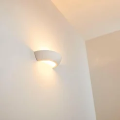 hofstein Applique murale Garbagna Blanc, 1 lumière