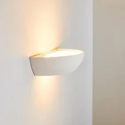 hofstein Applique murale Garbagna Blanc, 1 lumière