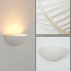 hofstein Applique murale Garessio Blanc, 1 lumière* Appliques