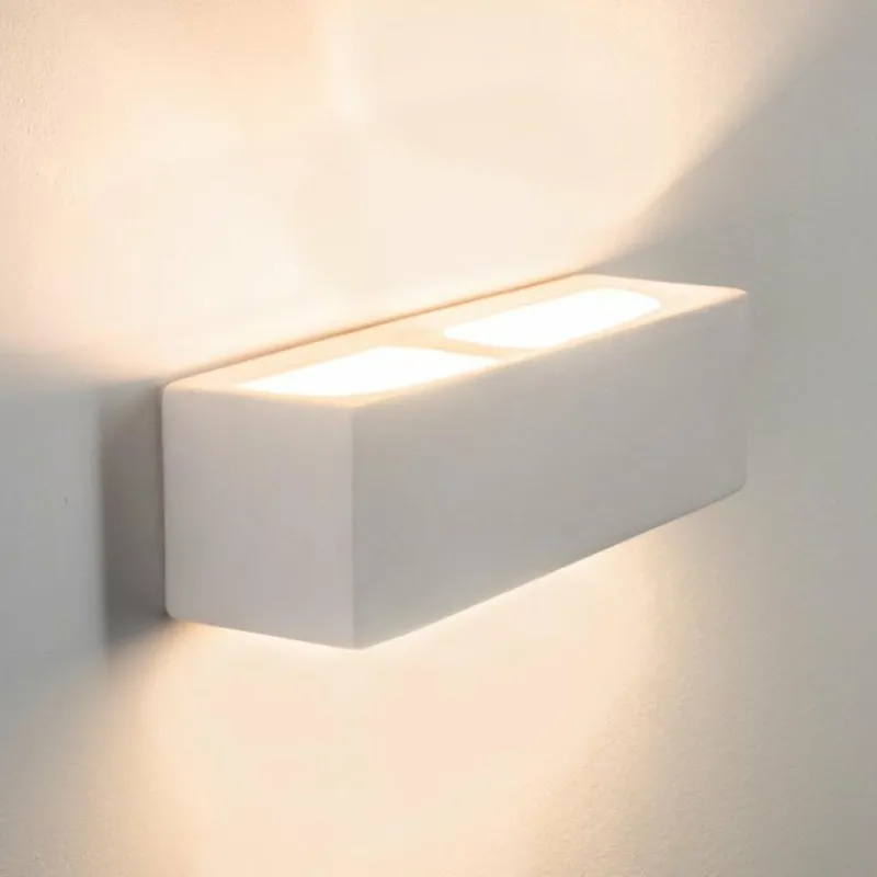 hofstein Applique murale Gemini Blanc, 1 lumière