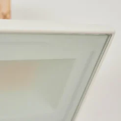 Lampes Vintages & Rétros-hofstein Applique murale Giresta LED Brun, Blanc, 1 lumière