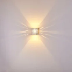 Lampe Turque-hofstein Applique murale Glenden Blanc, 1 lumière