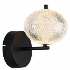 Luminaires Globo Lighting Applique murale Globo AIDA LED Noir, 1 lumière* Éclairage Led