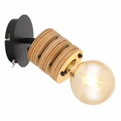 Luminaires Scandinaves-Luminaires Globo Lighting Applique murale Globo ANGELINE Noir, 1 lumière