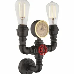 Luminaires Globo Lighting Applique murale Globo BAYUDA Noir, 2 lumières* Appliques