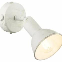 Luminaires Globo Lighting Applique murale Globo CALDERA Blanc, 1 lumière* Spots Et Projecteurs