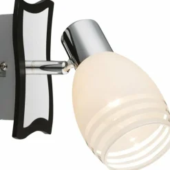 Luminaires Globo Lighting Applique murale Globo Chrome, Verre, 1 lumière