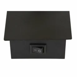 Suspension Verre Fumé-Luminaires Globo Lighting Applique murale Globo CLAUDE Noir, 1 lumière