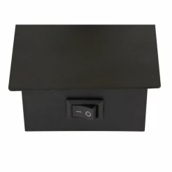 Luminaires Globo Lighting Applique murale Globo DREW Noir, 1 lumière* Spots Et Projecteurs