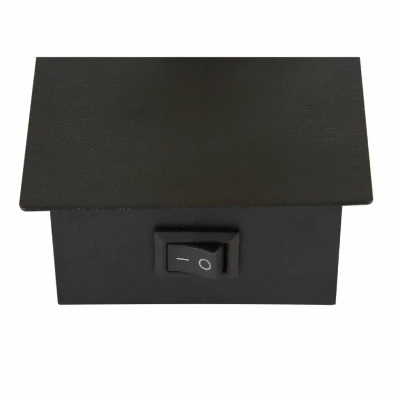 Luminaires Globo Lighting Applique murale Globo DREW Noir, 1 lumière* Spots Et Projecteurs