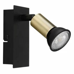 Lampes Dorées-Luminaires Globo Lighting Applique murale Globo DREW Noir, 1 lumière