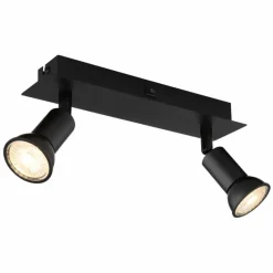 Luminaires Globo Lighting Applique murale Globo DREW Noir, 2 lumières* Spots Et Projecteurs