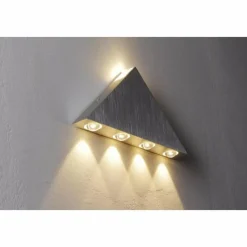 Luminaires Globo Lighting Applique murale Globo GORDON LED Aluminium, Chrome, Acier inoxydable, 5 lumières* Éclairage Led