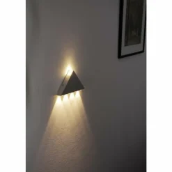 Luminaires Globo Lighting Applique murale Globo GORDON LED Aluminium, Chrome, Acier inoxydable, 5 lumières* Éclairage Led