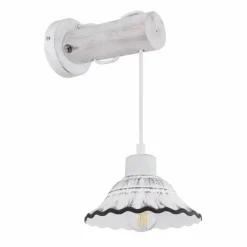 Luminaires Scandinaves-Luminaires Globo Lighting Applique murale Globo JOWITA Blanc, 1 lumière