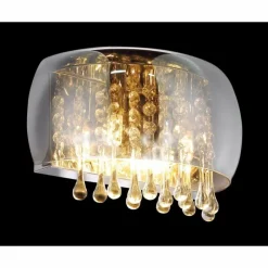 Lampe Turque-Luminaires Globo Lighting Applique murale Globo KALLA Chrome, 2 lumières