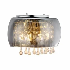 Lampe Turque-Luminaires Globo Lighting Applique murale Globo KALLA Chrome, 2 lumières