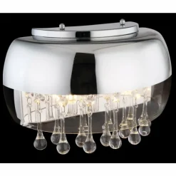 Luminaires Globo Lighting Applique murale Globo KALLA Chrome, 2 lumières