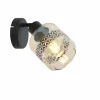 Luminaires Globo Lighting Applique murale Globo LAZARUS Noir, 1 lumière