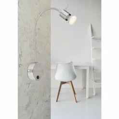 Luminaires Globo Lighting Applique murale Globo MILLY Nickel mat, 1 lumière* Appliques