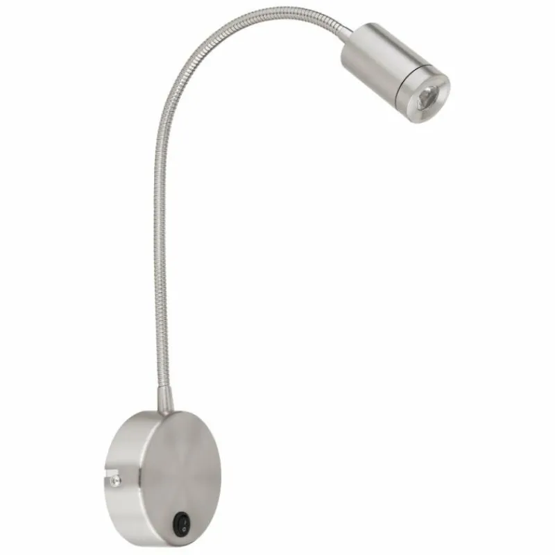 Luminaires Globo Lighting Applique murale Globo MILLY LED Nickel mat, 1 lumière* Éclairage Led