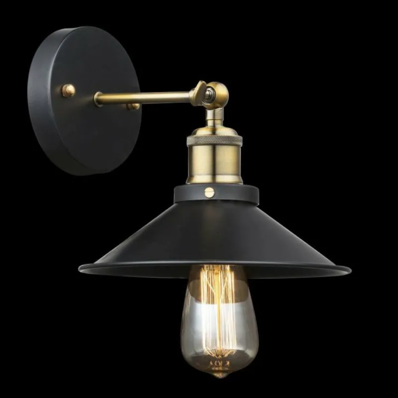 Luminaires Globo Lighting Applique murale Globo Noir, 1 lumière* Appliques