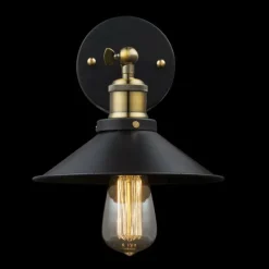 Luminaires Globo Lighting Applique murale Globo Noir, 1 lumière* Appliques