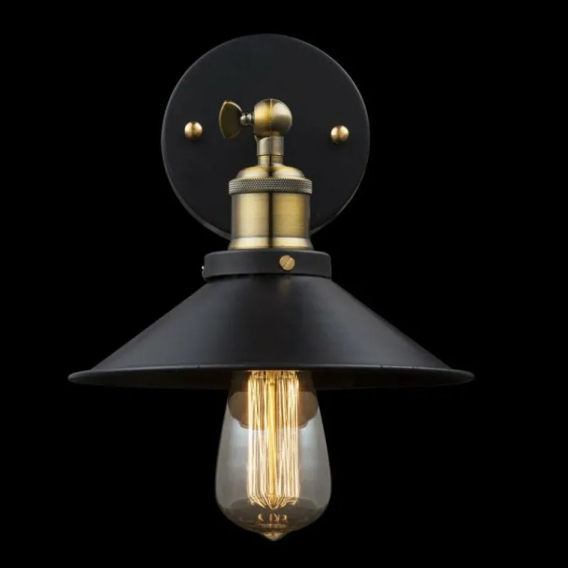 Luminaires Globo Lighting Applique murale Globo Noir, 1 lumière* Appliques