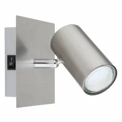 Luminaires Globo Lighting Applique murale Globo ROBBY Nickel mat, 1 lumière* Appliques