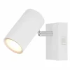 Luminaires Globo Lighting Applique murale Globo ROBBY Chrome, Blanc, 1 lumière* Spots Et Projecteurs