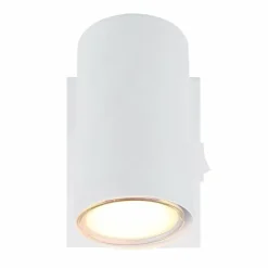 Luminaires Globo Lighting Applique murale Globo ROBBY Chrome, Blanc, 1 lumière* Spots Et Projecteurs