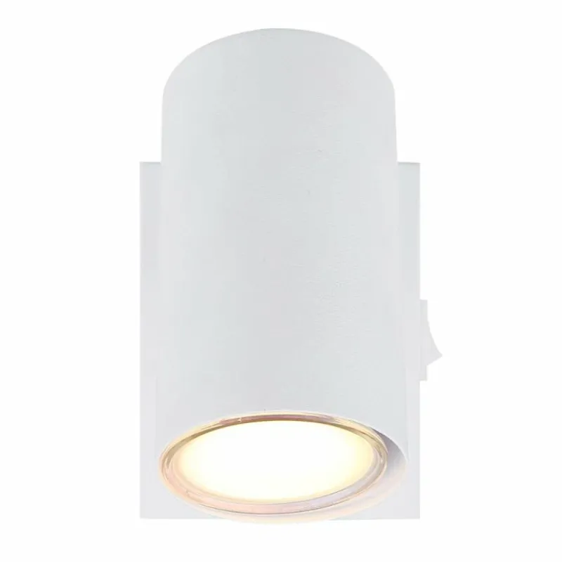 Luminaires Globo Lighting Applique murale Globo ROBBY Chrome, Blanc, 1 lumière* Spots Et Projecteurs