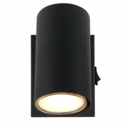 Luminaires Globo Lighting Applique murale Globo ROBBY Noir, 1 lumière* Spots Et Projecteurs
