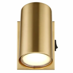 Lampes Dorées-Luminaires Globo Lighting Applique murale Globo ROBBY Or, 1 lumière