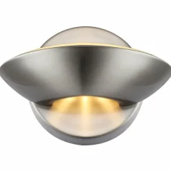 Luminaires Globo Lighting Applique murale Globo Sammy LED Nickel mat, 2 lumières