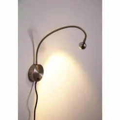 hofstein Applique murale Globo SERPENT LED Chrome, 1 lumière