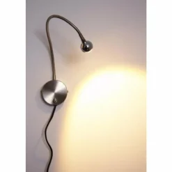 hofstein Applique murale Globo SERPENT LED Chrome, 1 lumière