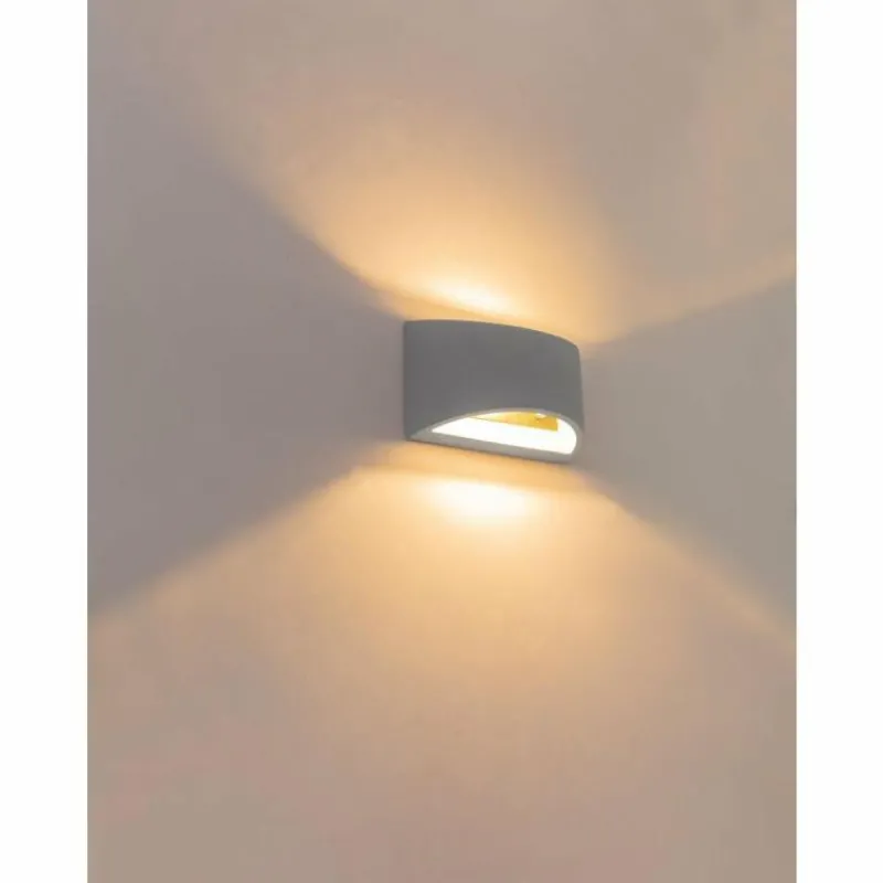 Luminaires Globo Lighting Applique murale Globo TIMO Gris, 1 lumière* Appliques