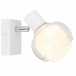 Luminaires Globo Lighting Applique murale Globo TOKKI Blanc, 1 lumière