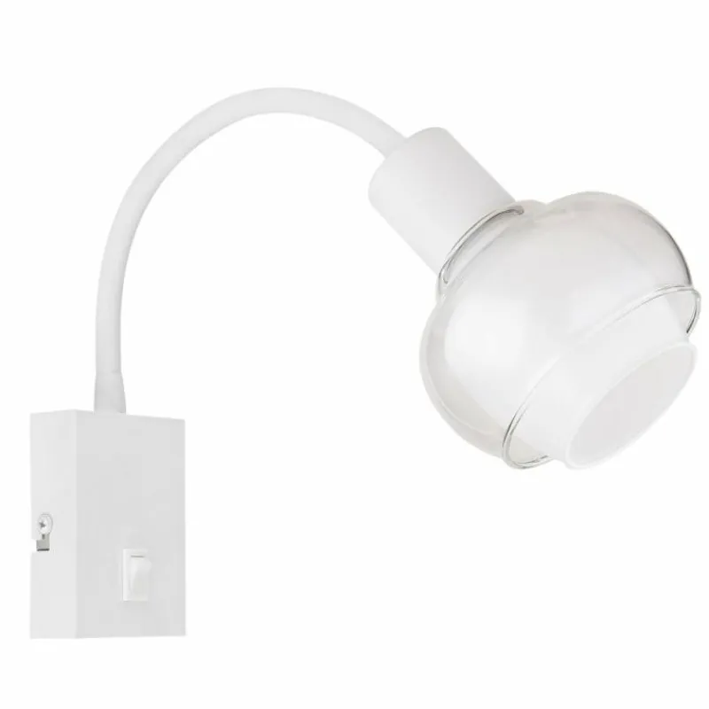 Luminaires Globo Lighting Applique murale Globo TOKKI Blanc, 1 lumière