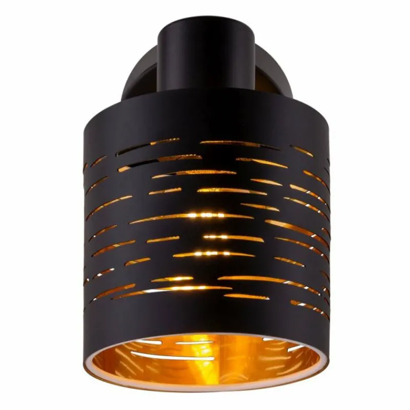 Lampe Turque-Luminaires Globo Lighting Applique murale Globo TUNNO Noir, 1 lumière