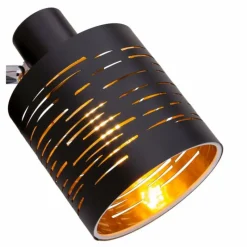 Lampe Turque-Luminaires Globo Lighting Applique murale Globo TUNNO Noir, 1 lumière