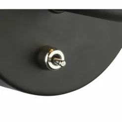 Lampes En Tissu-Luminaires Globo Lighting Applique murale Globo TUXON Noir, 1 lumière