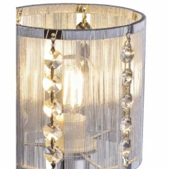 Luminaires Globo Lighting Applique murale Globo WUBA Chrome, 1 lumière* Appliques